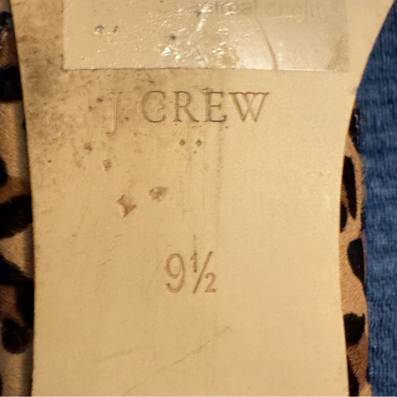 J. Crew Leopard Print Size 9.5 Flat Shoes - Picture 4 of 5